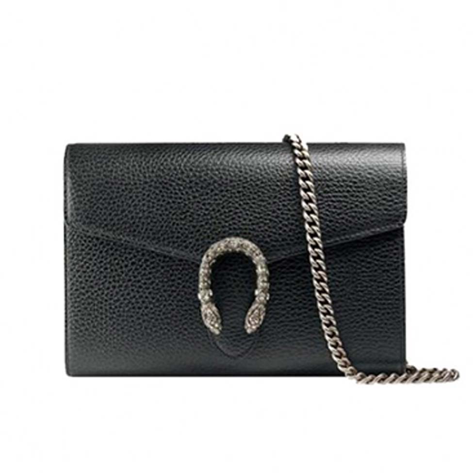 GUCCI DIONYSUS LEATHER MINI CHAIN BAG 401231(20*13*4cm)